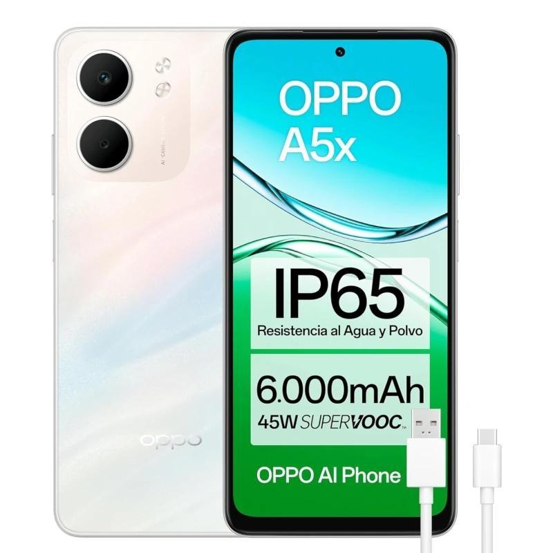 OPPO A5X 6.67" HD+ 4Gb 128Gb Laser White OPPO A5X 6.67" HD+ 4Gb 128Gb Laser White
