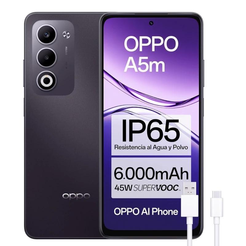 OPPO A5m 6.67" HD+ 8Gb 256Gb IP65 Dark Purple OPPO A5m 6.67" HD+ 8Gb 256Gb IP65 Dark Purple