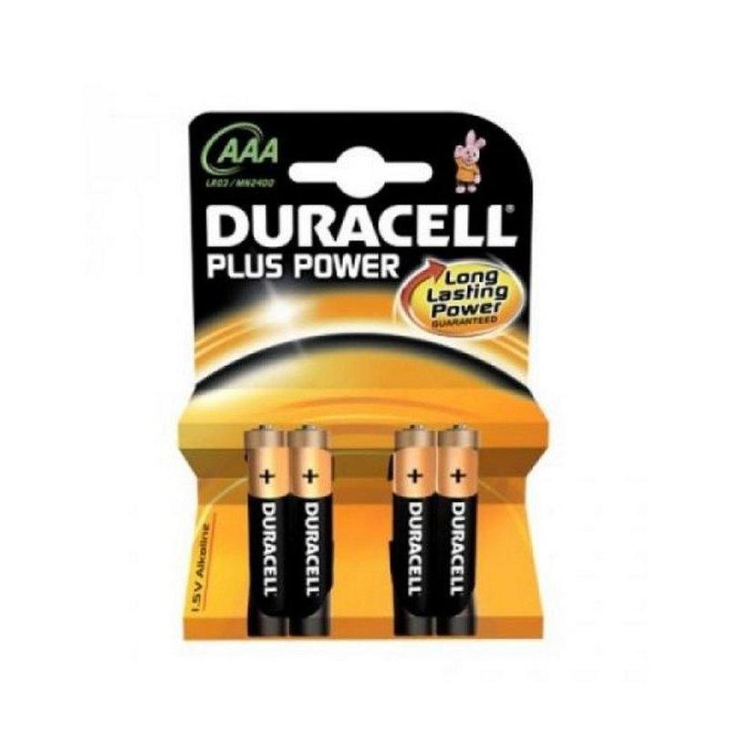Duracell Pila Alcalina Plus Power LR3 AAA Pack-4 Duracell Pila Alcalina Plus Power LR3 AAA Pack-4