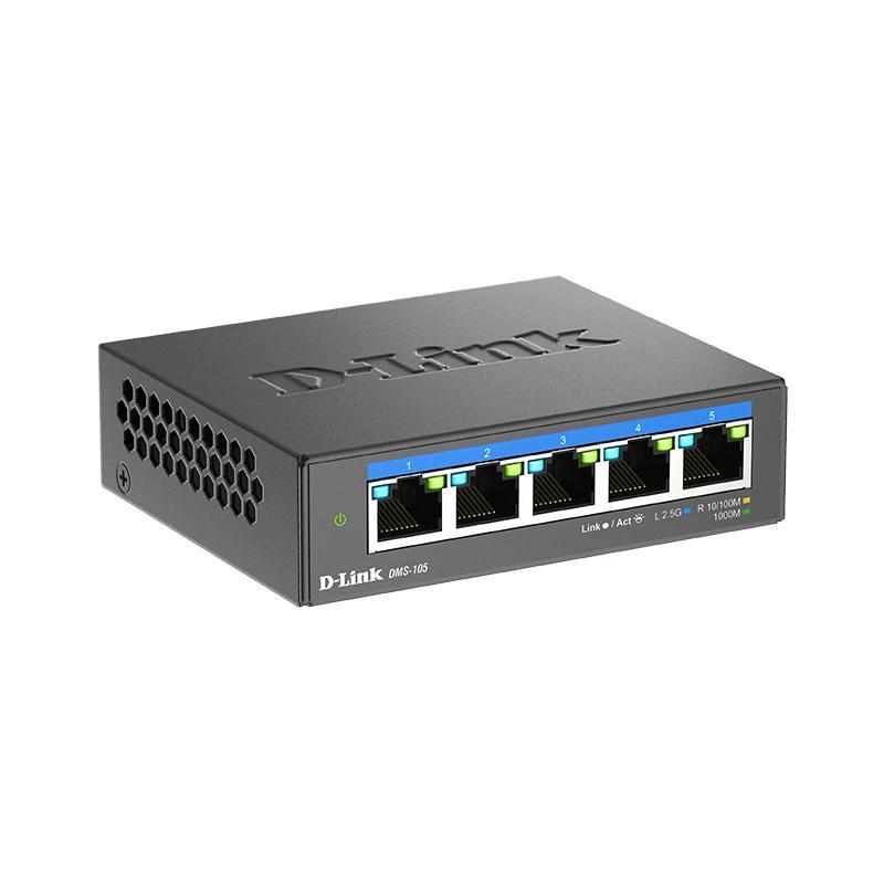 D-Link DMS-105 5x2.5MGb Unmanaged Switch D-Link DMS-105 5x2.5MGb Unmanaged Switch