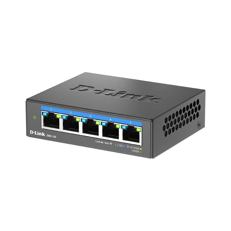 D-Link DMS-105 5x2.5MGb Unmanaged Switch D-Link DMS-105 5x2.5MGb Unmanaged Switch