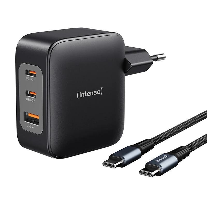 Intenso | KIT Cargador GaN W100ACC + Cable USB-C Intenso | KIT Cargador GaN W100ACC + Cable USB-C