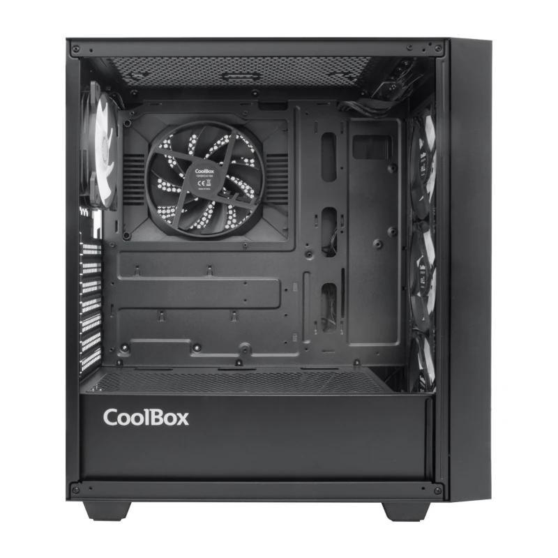 Coolbox Caja Gaming ATX GA300 GRIDLINE Black Coolbox Caja Gaming ATX GA300 GRIDLINE Black