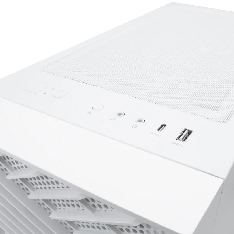 Coolbox Caja Gaming ATX GA300 GRIDLINE White Coolbox Caja Gaming ATX GA300 GRIDLINE White