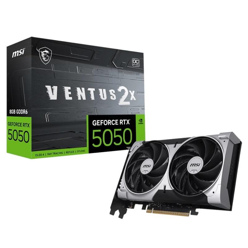 MSI VGA NVIDIA RTX 5050 8G VENTUS 2X OC DDR6 MSI VGA NVIDIA RTX 5050 8G VENTUS 2X OC DDR6