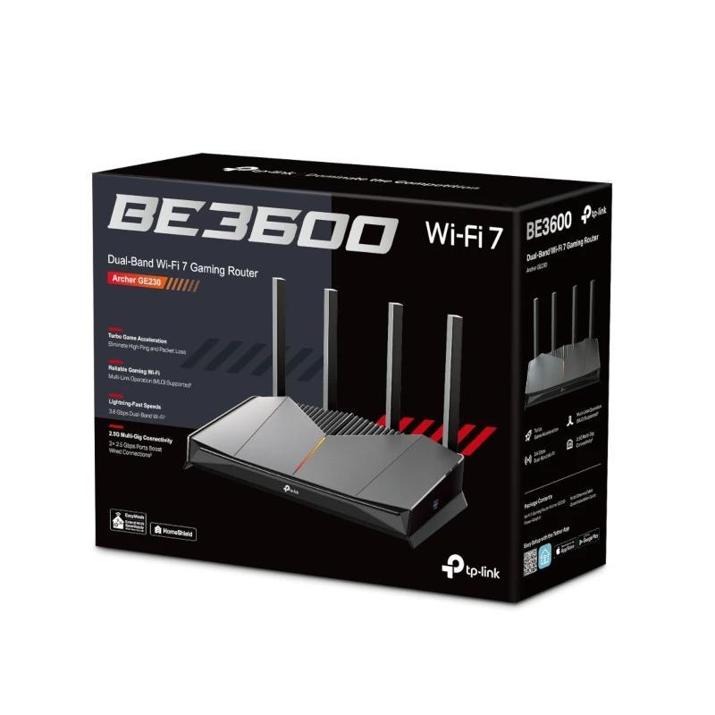 TP-Link Archer GE230 Router Gaming WiFi 7 2x2.5mGb TP-Link Archer GE230 Router Gaming WiFi 7 2x2.5mGb