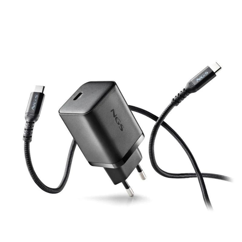 NGS CARGADOR GAN ULTRARAP 65W USB-C CON CABL NGS CARGADOR GAN ULTRARAP 65W USB-C CON CABL