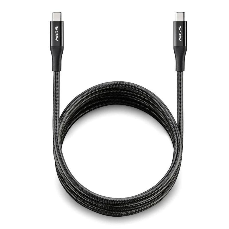 NGS CABLE CARGA RAPIDA USB A-USB-C 2,01 MT 40GBPS NGS CABLE CARGA RAPIDA USB A-USB-C 2,01 MT 40GBPS