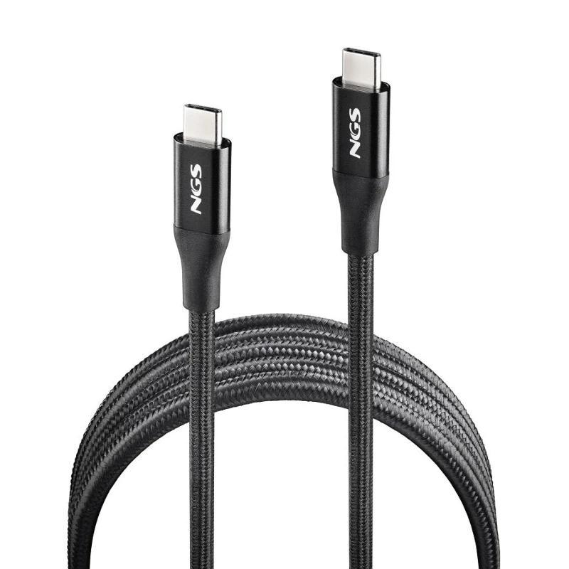 NGS CABLE CARGA RAPIDA USB A-USB-C 2,01 MT 40GBPS NGS CABLE CARGA RAPIDA USB A-USB-C 2,01 MT 40GBPS