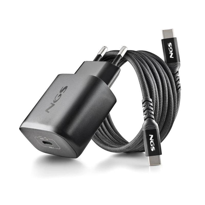 NGS CARGADOR GAN ULTRARAP 45W USB-C CON CABL NGS CARGADOR GAN ULTRARAP 45W USB-C CON CABL