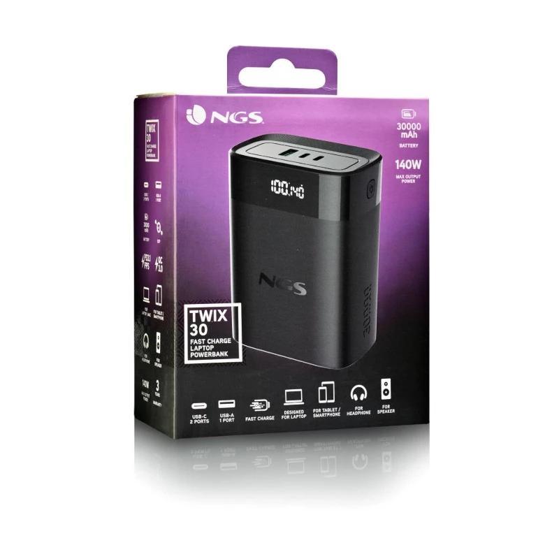 NGS BATERIA EXTERNA PORTATIL CARGA RAPIDA 140W NGS BATERIA EXTERNA PORTATIL CARGA RAPIDA 140W