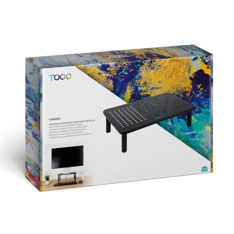 Tooq TQMR081 Soporte elevador monitores Negro Tooq TQMR081 Soporte elevador monitores Negro