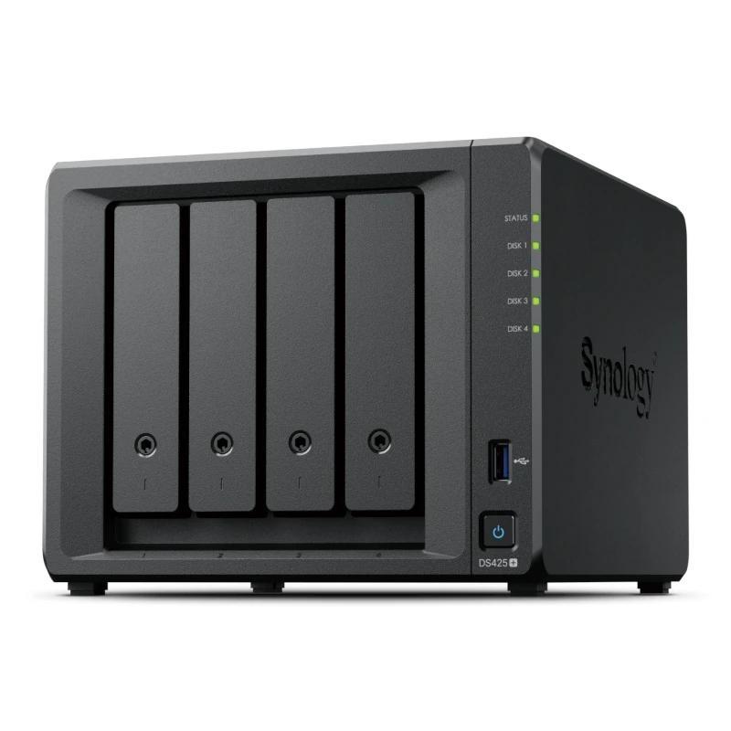 Synology DS425+ NAS 4Bay DiskStation 1x2.5GbE 1xGb Synology DS425+ NAS 4Bay DiskStation 1x2.5GbE 1xGb