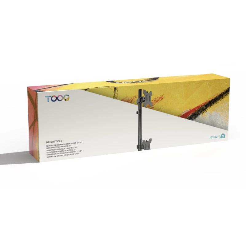 Tooq DB1233TNV-B Soporte mesa 2 brazos vertical Tooq DB1233TNV-B Soporte mesa 2 brazos vertical