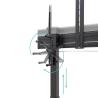 Tooq FS20406HM-B Soporte ruedas Aquiles 60-100" Tooq FS20406HM-B Soporte ruedas Aquiles 60-100"