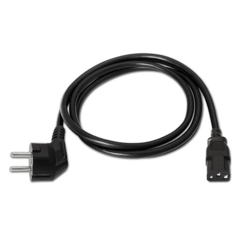 Aisens Cable alimentación CEE7M-C13H negro 5.0m