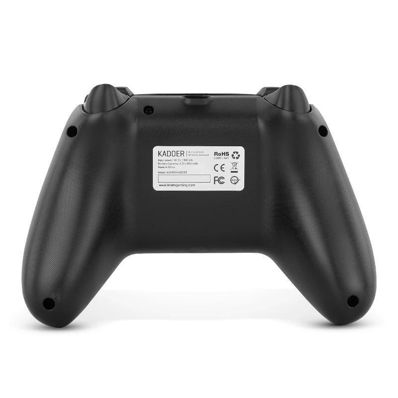 KROM Gamepad KADOER Wireless Multiplataf 5.0 Negro KROM Gamepad KADOER Wireless Multiplataf 5.0 Negro