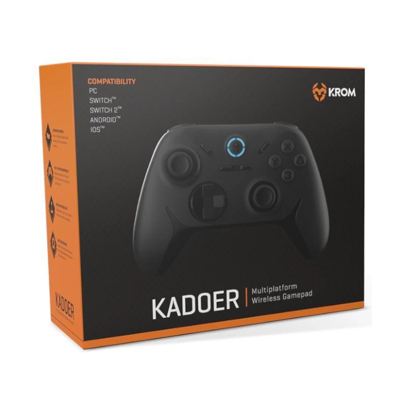 KROM Gamepad KADOER Wireless Multiplataf 5.0 Negro KROM Gamepad KADOER Wireless Multiplataf 5.0 Negro