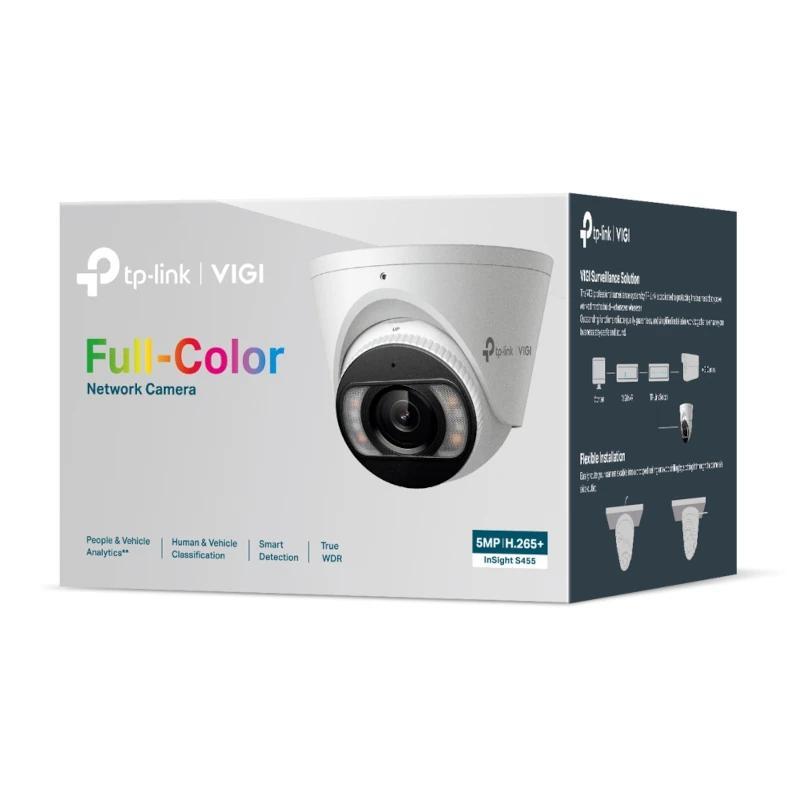 VIGI S455(2.8mm) Cámara NW Turret 5MP Full-Color VIGI S455(2.8mm) Cámara NW Turret 5MP Full-Color