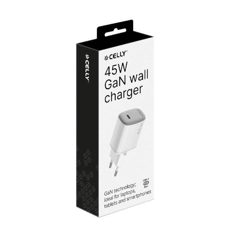 Celly Cargador 45w USB-C Celly Cargador 45w USB-C