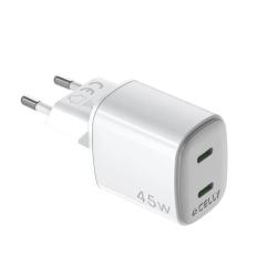 Celly Cargador Gan 2 USBC 45w WH