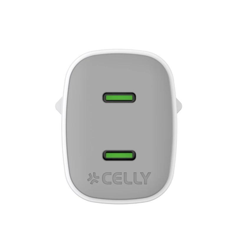 Celly Cargador Gan 2 USBC 45w WH Celly Cargador Gan 2 USBC 45w WH