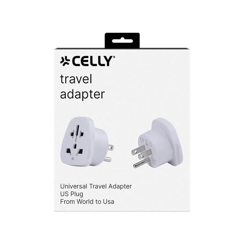 Celly Adaptador de Viaje Universal US Celly Adaptador de Viaje Universal US