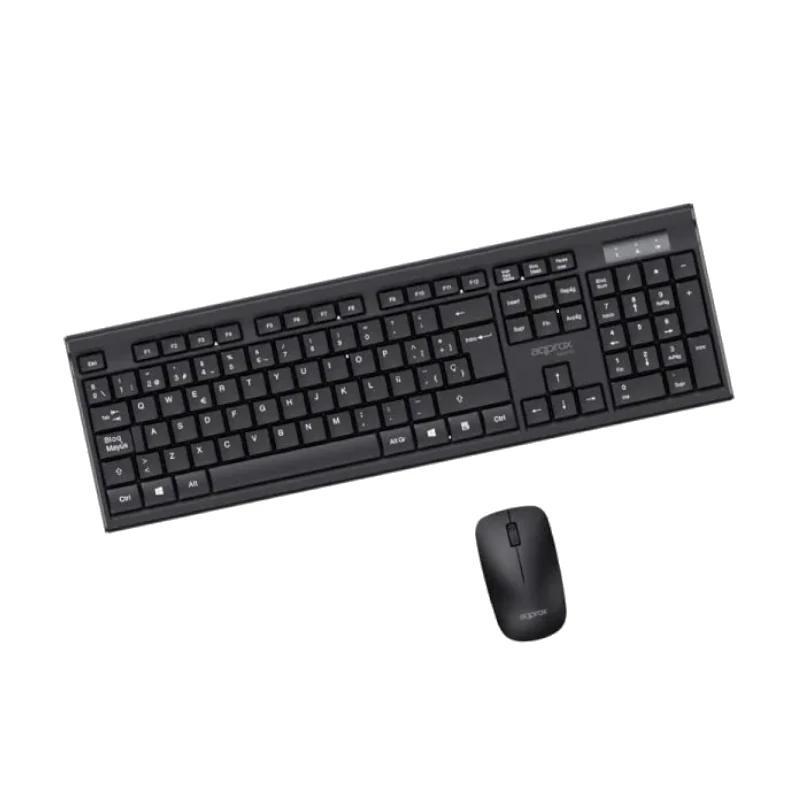 APPROX Teclado+raton inal. MX410 Negro APPROX Teclado+raton inal. MX410 Negro