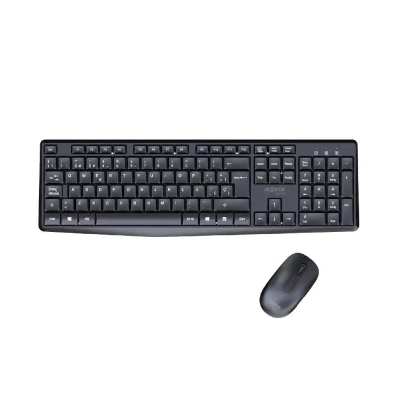 APPROX Teclado+raton inalamb X420B 1000DPI Negro APPROX Teclado+raton inalamb X420B 1000DPI Negro
