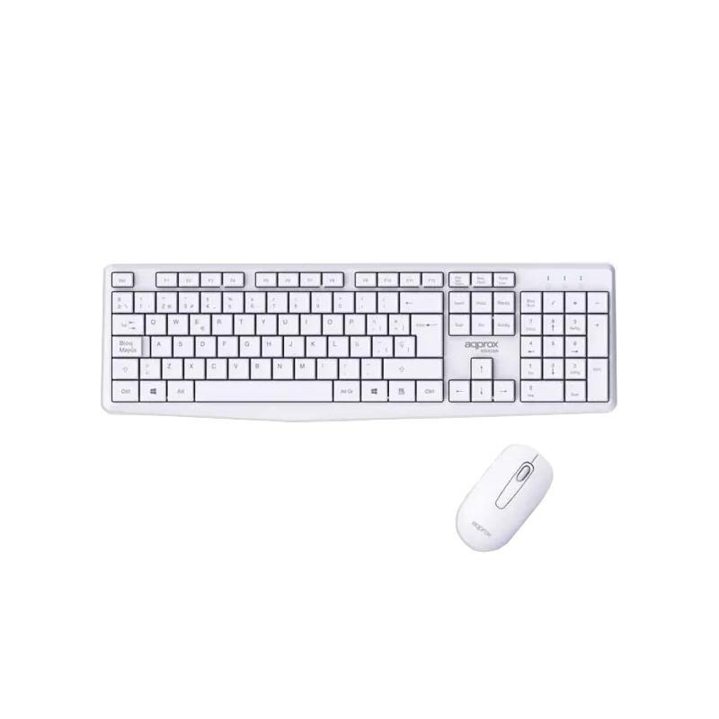 APPROX Teclado+raton inalamb X420W 1000DPI Blanco APPROX Teclado+raton inalamb X420W 1000DPI Blanco