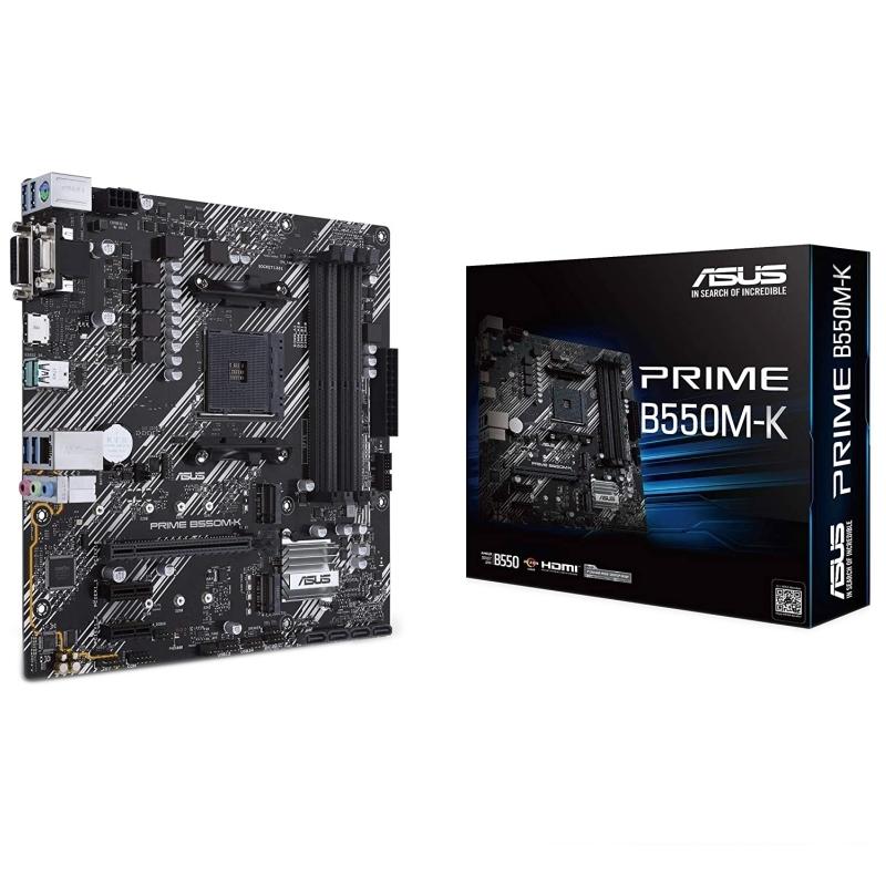 ASUS Placa Base PRIME B550M-K mATX AM4 ASUS Placa Base PRIME B550M-K mATX AM4