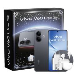 VIVO V60 Lite 5G 6.77" 8Gb 256Gb Black Bundle
