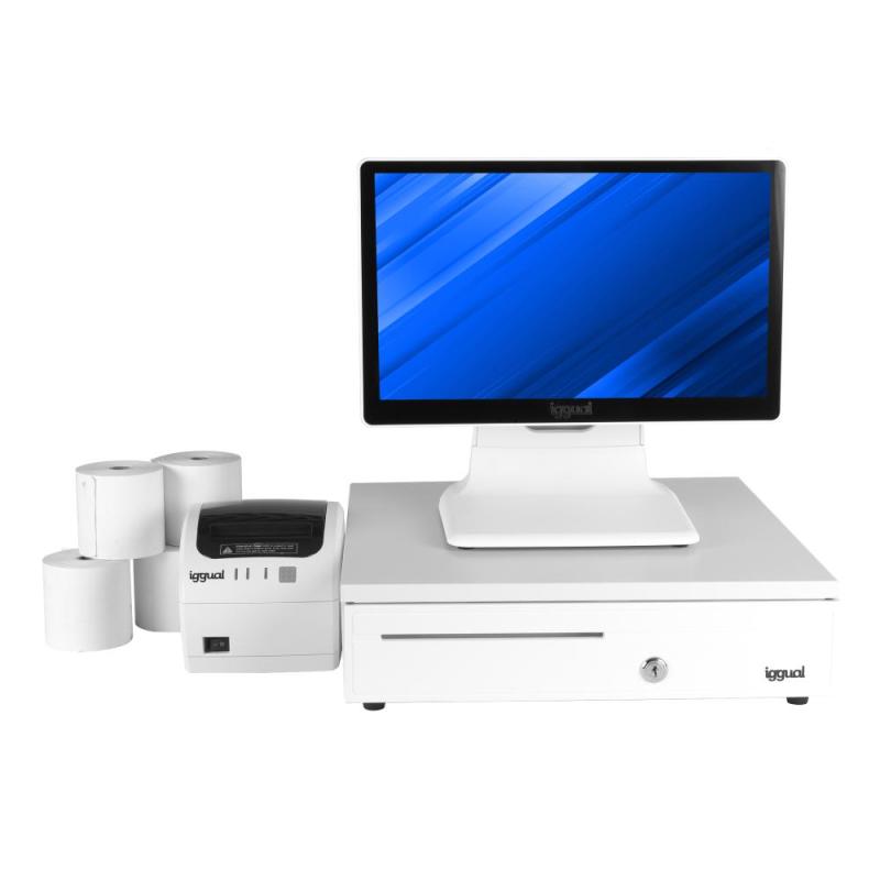 Pack completo TPV blanco 15,6" J4125 30PW EASY80W Pack completo TPV blanco 15,6" J4125 30PW EASY80W