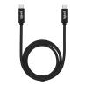 iggual Cable USB-C 3.2 Gen2x2 100W 5A 4K 1m nylon iggual Cable USB-C 3.2 Gen2x2 100W 5A 4K 1m nylon