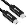 iggual Cable USB-C 3.2 Gen2x2 100W 5A 4K 1m nylon iggual Cable USB-C 3.2 Gen2x2 100W 5A 4K 1m nylon