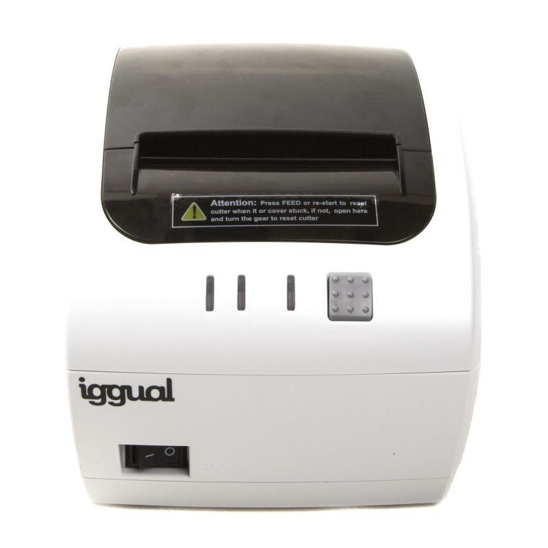 iggual Impresora térmica TP EASY 80W USB+RJ11 blan