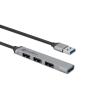 Coolbox HUB4 Lite USB-C/A 4 Puertos Aluminio Coolbox HUB4 Lite USB-C/A 4 Puertos Aluminio