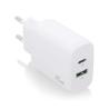 Aisens Cargador USB-C PD3.0 USB-A QC3.0 25W Blanco Aisens Cargador USB-C PD3.0 USB-A QC3.0 25W Blanco