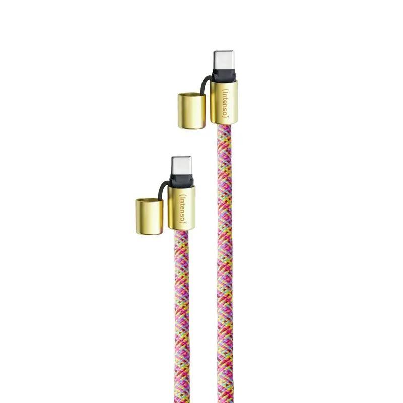 Intenso Lanyard Cable USB-C C 1,65 m Neon mix Intenso Lanyard Cable USB-C C 1,65 m Neon mix