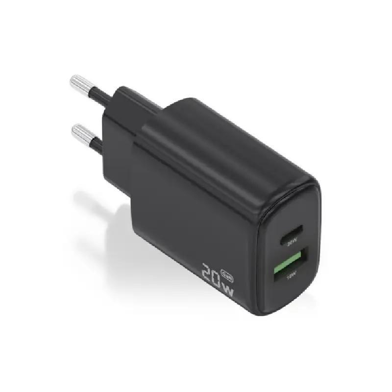 Aisens Cargador GaN 20W USB-C PD 3.0 USB-A QC3.0 Aisens Cargador GaN 20W USB-C PD 3.0 USB-A QC3.0