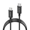 NGS CABLE CARGA RAPIDA USB-C A USB-C 1M NEGRO