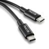 NGS CABLE CARGA RAPIDA USB-C A USB-C 1M NEGRO