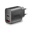 NGS CARGADOR GAN ULTRARAPIDO 20W USB-C+ USB-A
