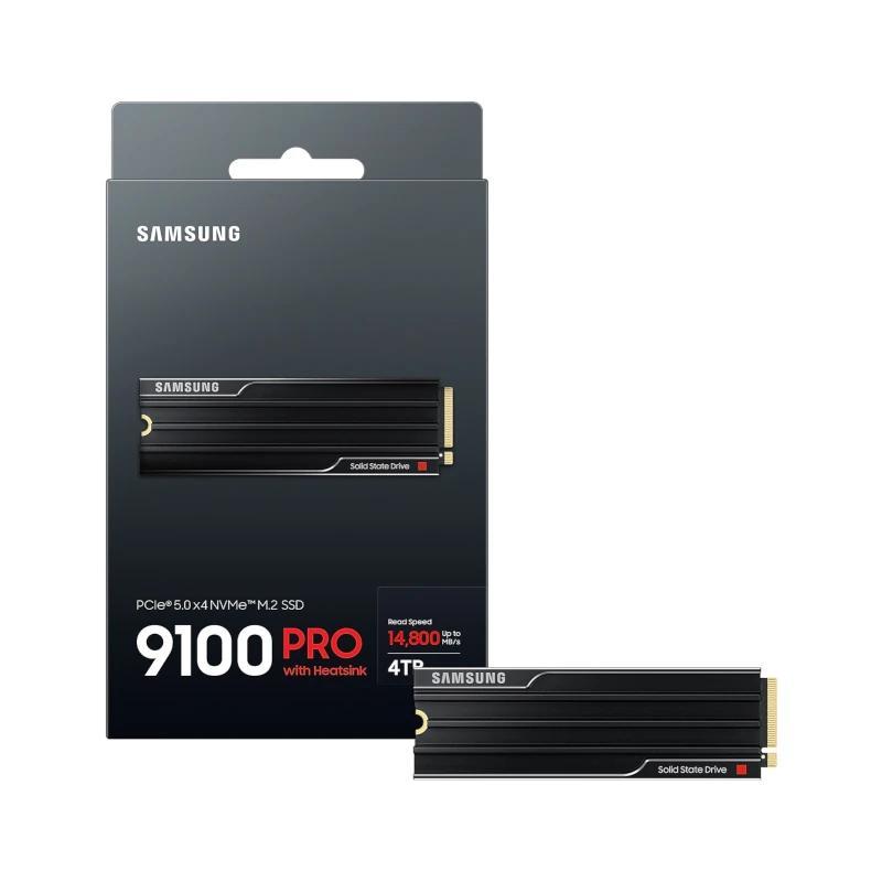 Samsung 9100 PRO HS SSD 4TB PCIe 5.0 14800 MB-s Samsung 9100 PRO HS SSD 4TB PCIe 5.0 14800 MB-s