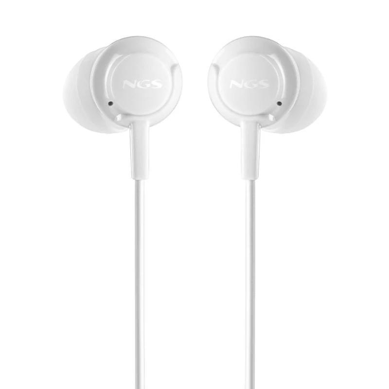 NGS Auricular CROSSDRIFT Blanco cable JACK 3.5 Mm