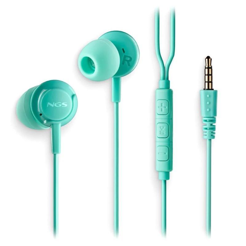 NGS Aricular Verde Estéreo Cable JACK 3.5 Mm NGS Aricular Verde Estéreo Cable JACK 3.5 Mm