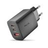 NGS CARGADOR GAN ULTRARAPIDO 65W USB-C+ USB-A