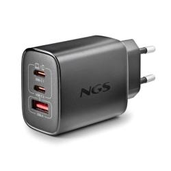 NGS CARGADOR GAN ULTRARAPIDO 65W USB-C+ USB-A