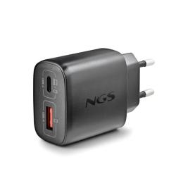 NGS CARGADOR GAN ULTRARAPIDO 45W USB-C+ USB-A