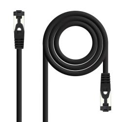 Nanocable Cable red Cat. 8.1 2GHZ SSTP Negro 0,25m
